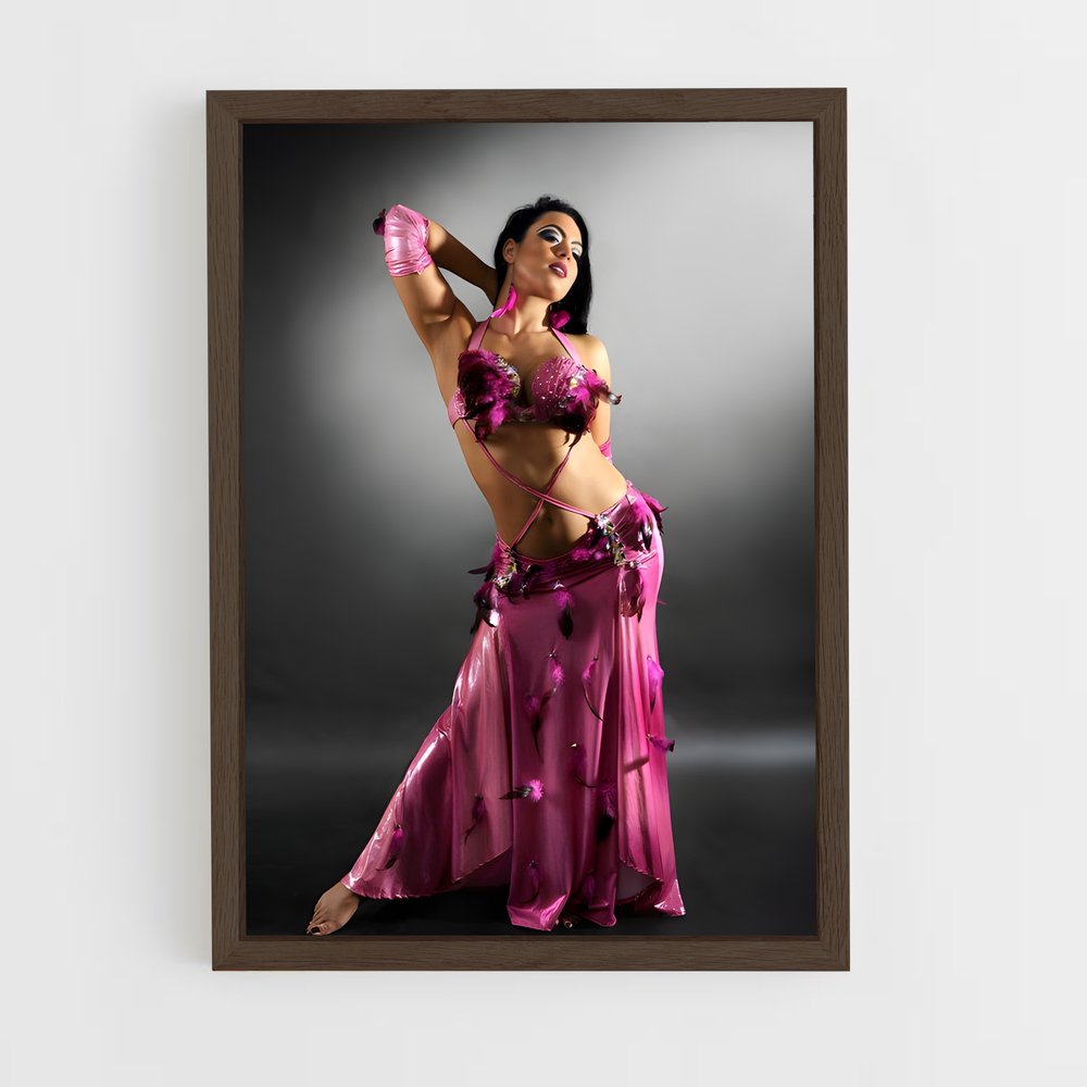 Poster Danse Orientale Rose (vue 5)